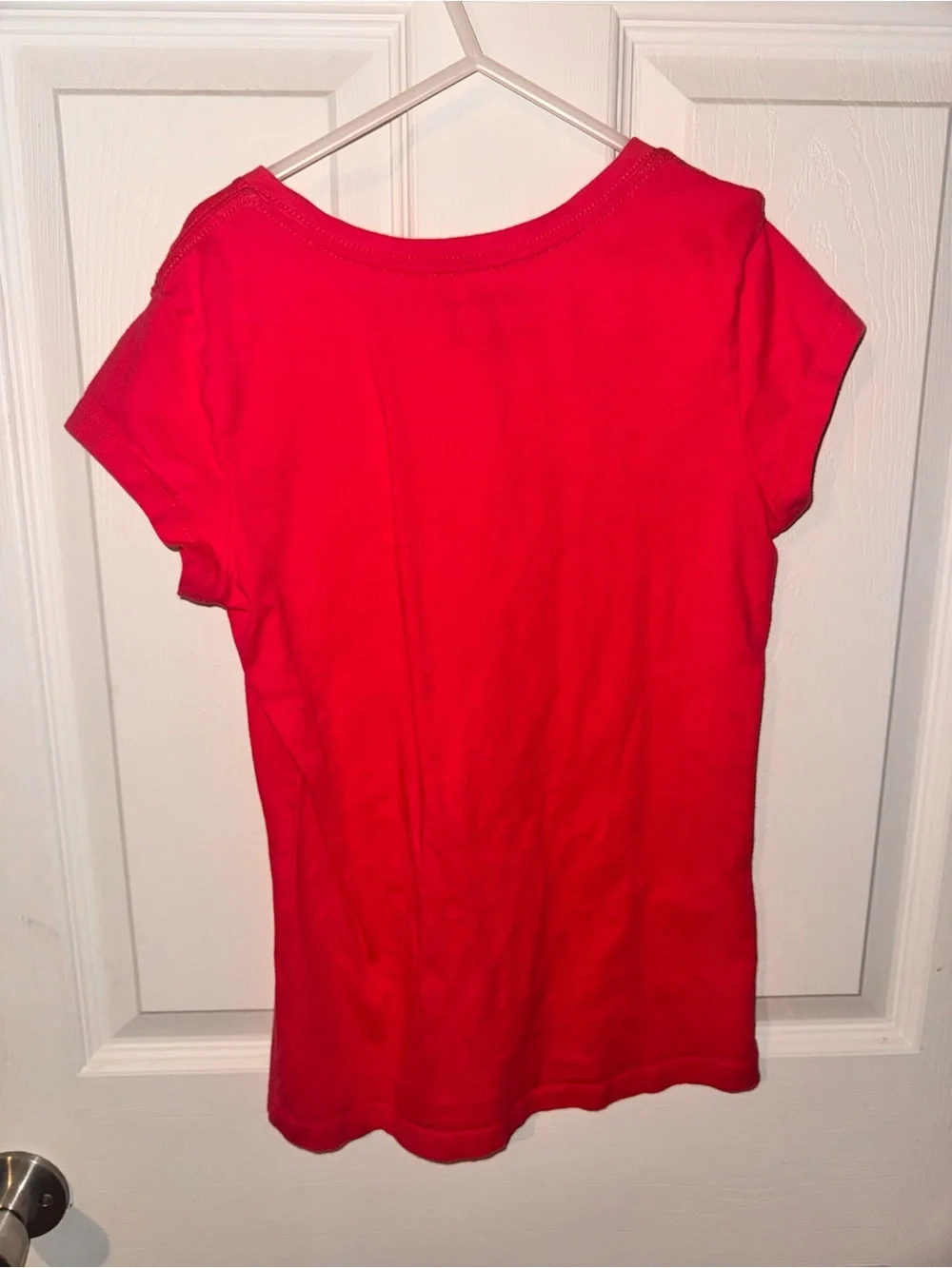 Converse Hot Pink Graphic Tee with Blue Accents